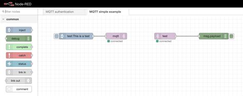 Flow Area – To drop the blocks in a flow Deploy Button – To deploy the flow. . Nodered mqtt tutorial
